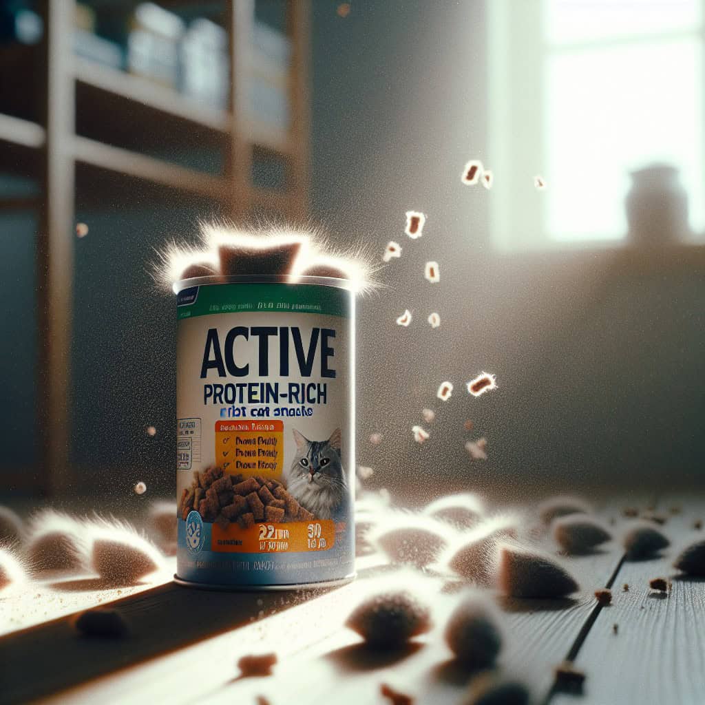 חטיפים עתירי חלבון לחתולים פעילים