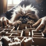 איך בונים מבוך לאוגר מקרטונים בבית?