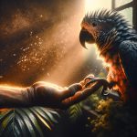 איך להרגיל תוכי פרא לידיים של בני אדם?