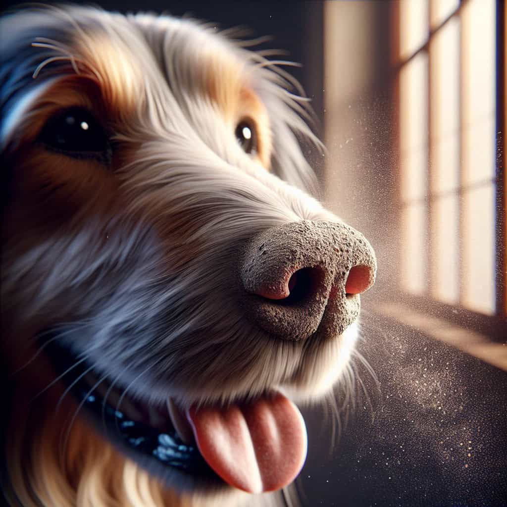 למה האף של הכלב יבש? האם זה אומר שהוא חולה?