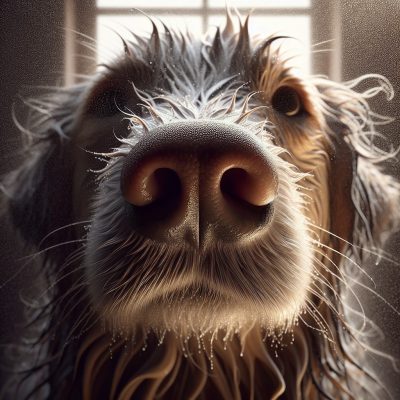 למה לכלבים יש אף רטוב?