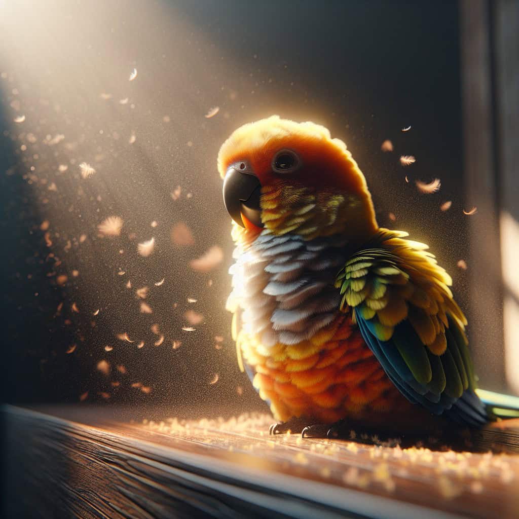 קוניור שמש: התוכי הכי רועש או הכי חמוד?