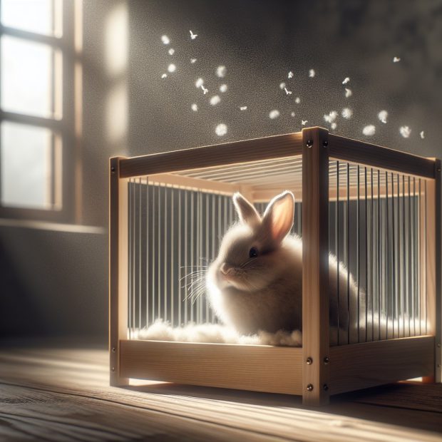 איך לבחור כלוב מרווח ונוח לארנב ננסי