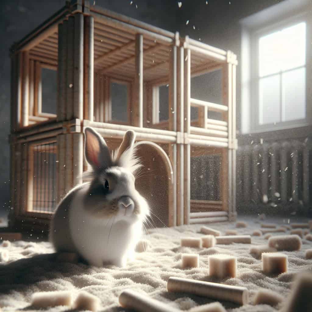 איך לבנות אזור משחקים בטוח לארנב בבית