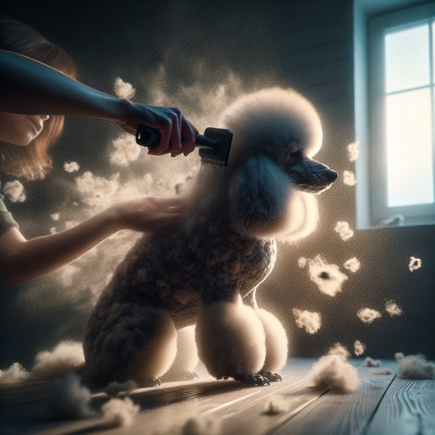 איך לסרק כלב פודל ולמנוע קשרים בפרווה