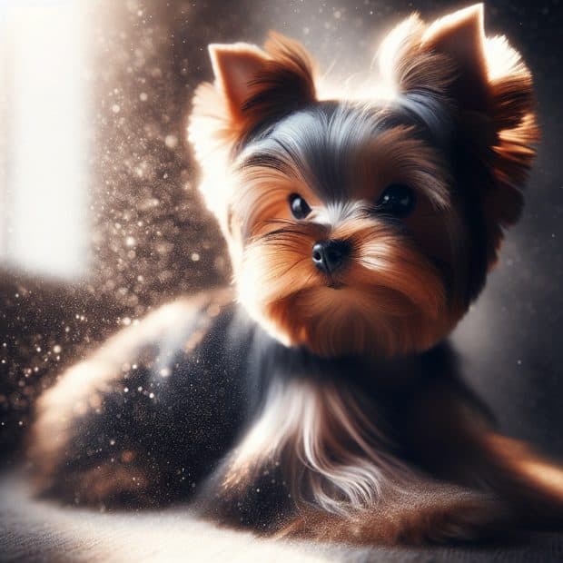 כלב יורקשייר טרייר אופי נועז בגוף זעיר