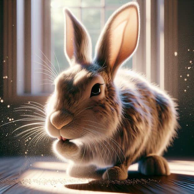 למה הארנב מלקק אותי?