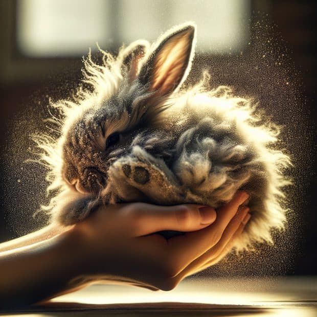 למה הארנב נושך אותי כשאני מכניס יד לכלוב? (טריטוריאליות)