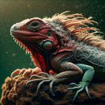 איגואנה אדומה הבדלים בינה לבין האיגואנה הירוקה