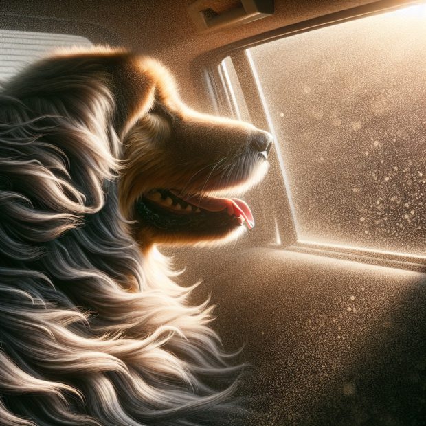 איך להרגיל כלב לנסיעה ברכב בלי שיקיא