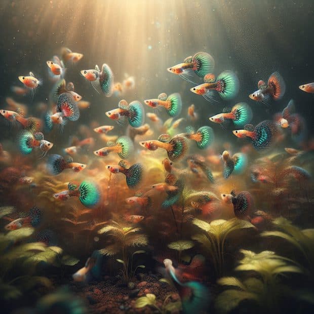 דגי גופי אנדלר קטנים יותר וצבעוניים מאוד