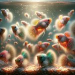 דגי גורמי ננסי צבעים מרהיבים באקווריום קטן