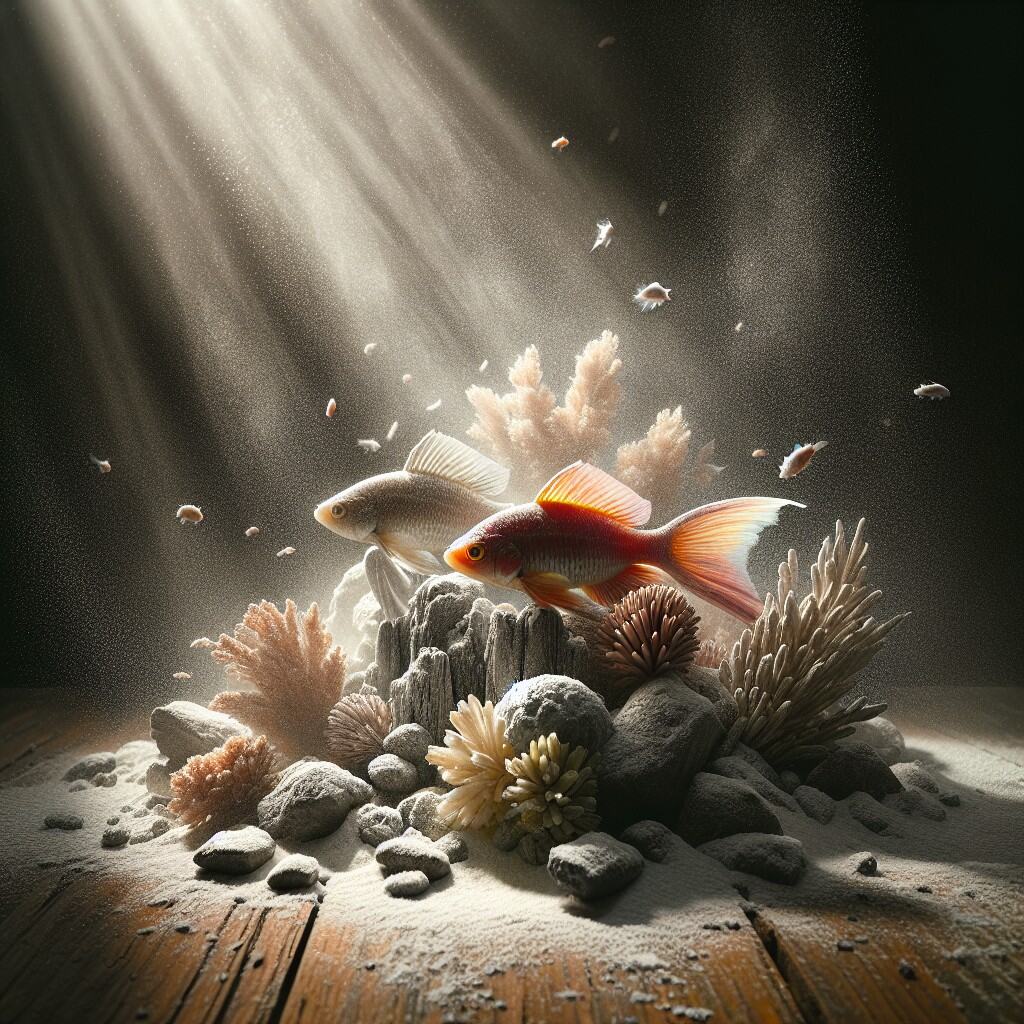 דגי רמירז דגים עדינים עם צבעים יפים