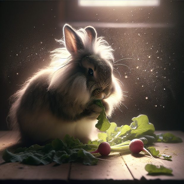 האם ארנבים יכולים לאכול עלי צנון