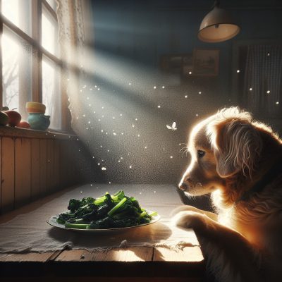 האם מותר לכלבים לאכול תרד מבושל