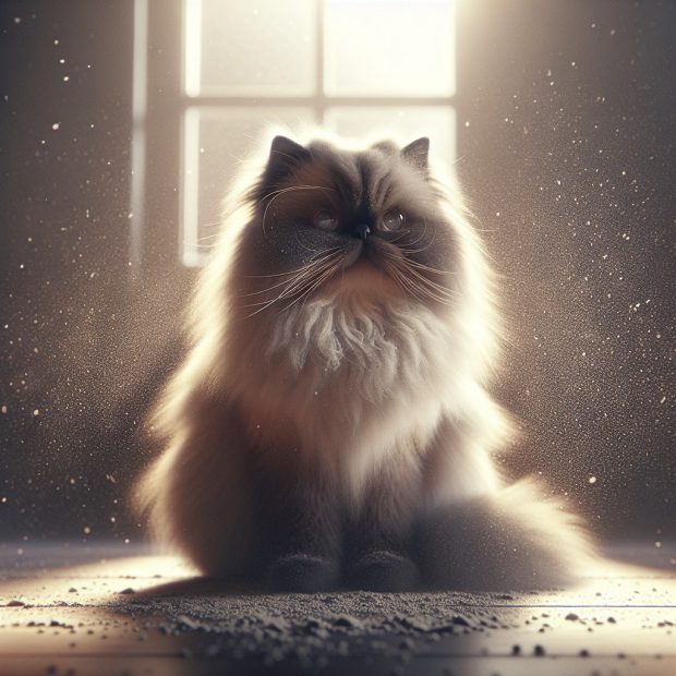 חתול הימלאיה שילוב של פרסי וסיאמי