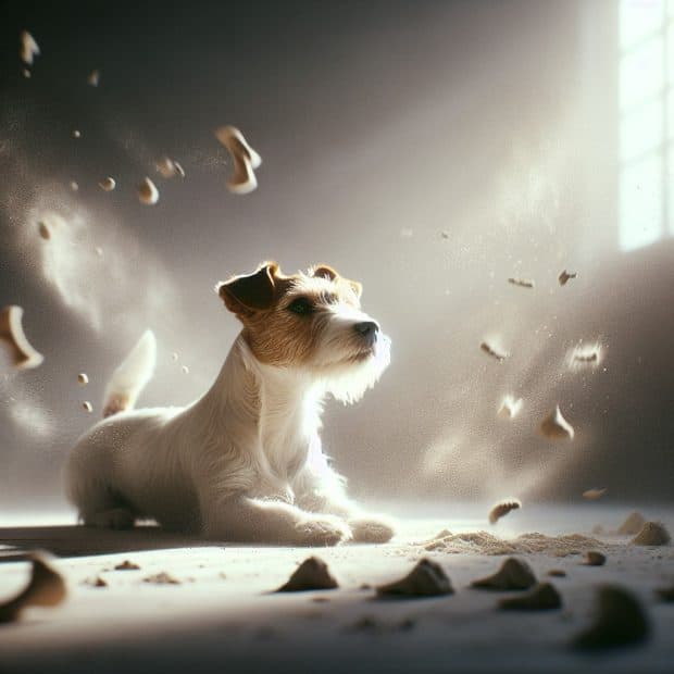 כלב גק ראסל טרייר אנרגיה בלתי נגמרת