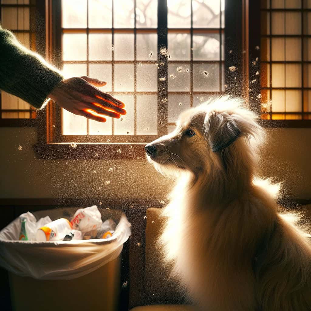 פקודת עזוב באילוף כלבים למניעת אכילת זבל