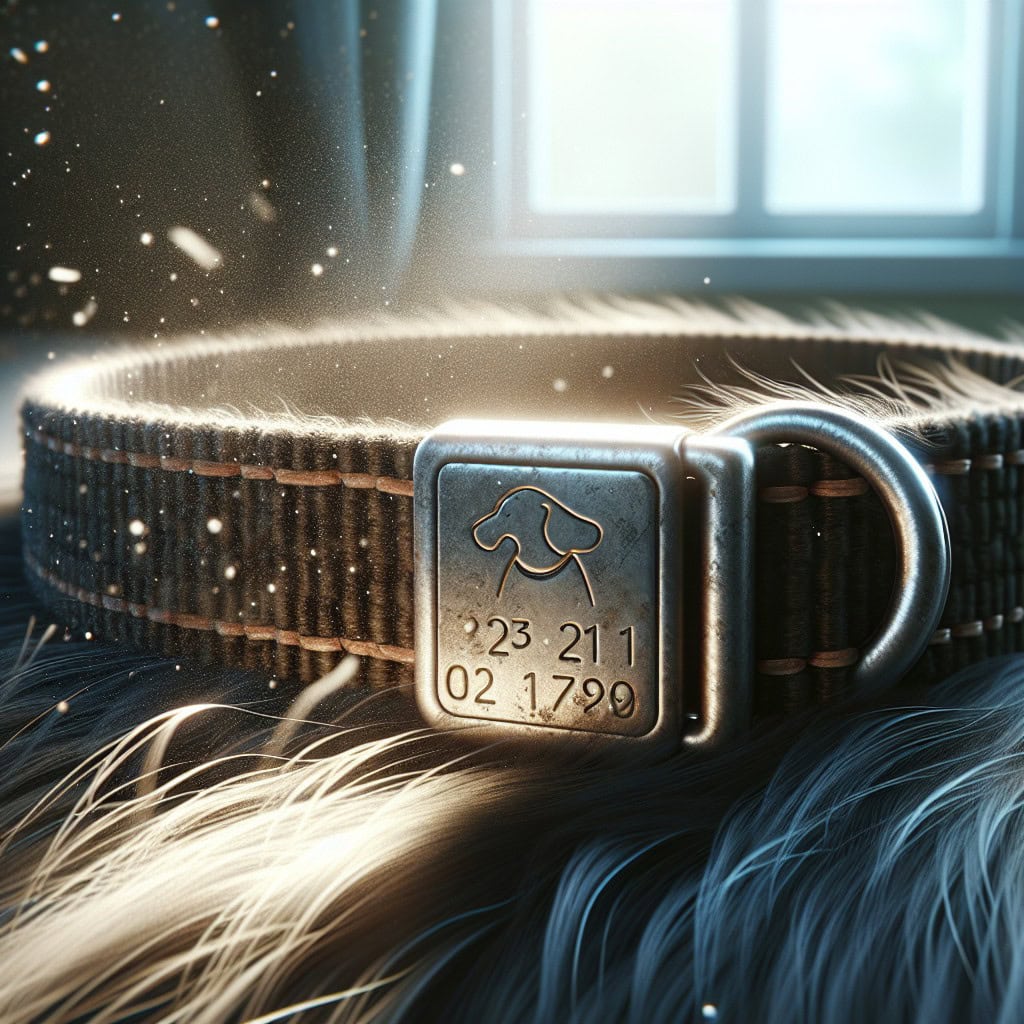 קולר עם תג שם לכלב חשיבות למקרה של אובדן