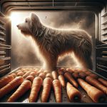 איך להכין חטיף גזר בריא לכלב בתנור