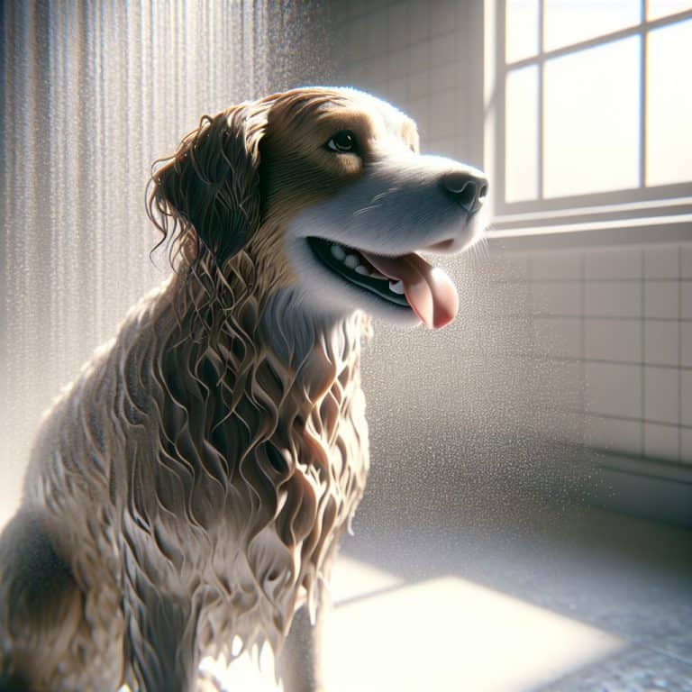 איך להרגיל כלב למקלחת ראשונה בבית