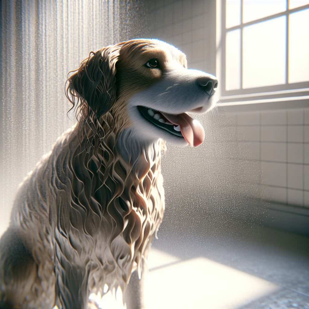 איך להרגיל כלב למקלחת ראשונה בבית