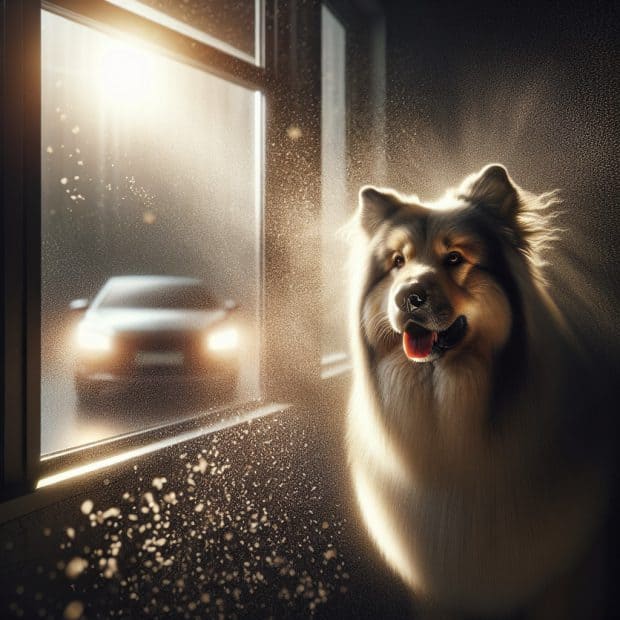 איך למנוע מכלב לנבוח על מכוניות נוסעות