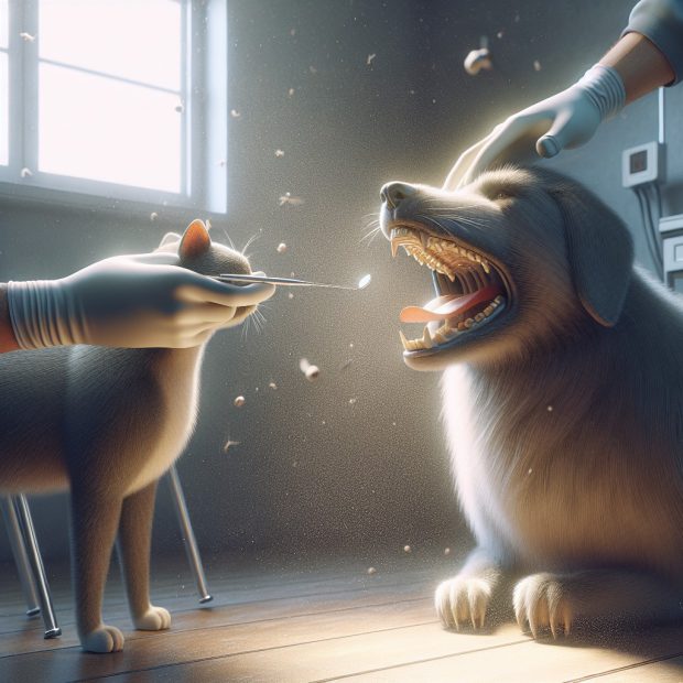 בדיקת שיניים שנתית לכלבים וחתולים