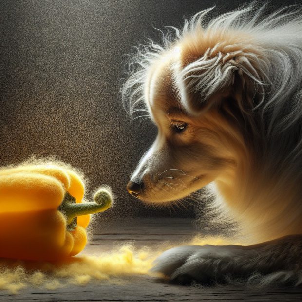 האם מותר לכלב לאכול פלפל צהוב