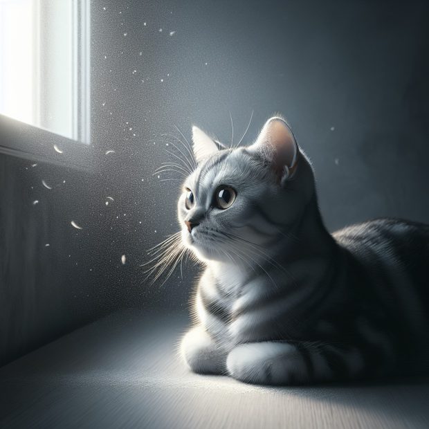 חתול אמריקאי קצר שיער החתול הקלאסי והבריא