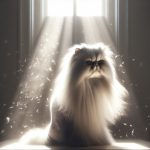 חתול שירזיל פרווה ארוכה וצורך בטיפוח