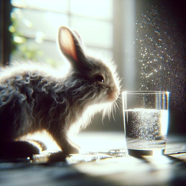 מה עושים כשהארנב מפסיק לשתות מים