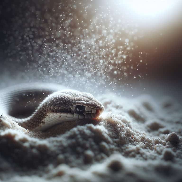 נחש בואה חול נחש קטן שמתחפר בחול