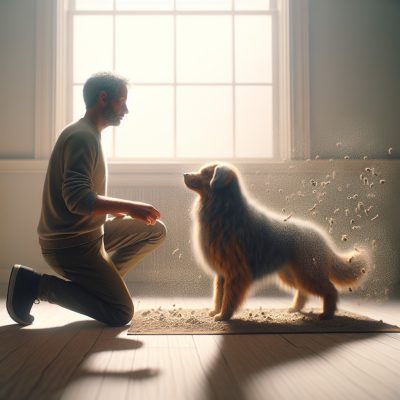 פקודת ארצה באילוף כלבים שלב אחרי שלב